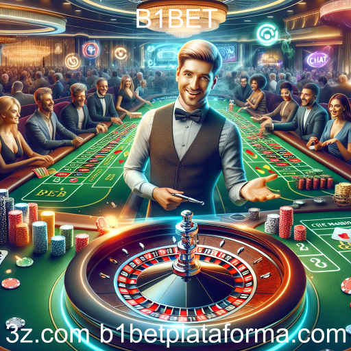 Experiência IMERSIVA no Cassino Ao Vivo do B1BET